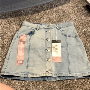 Brand new jean skirt